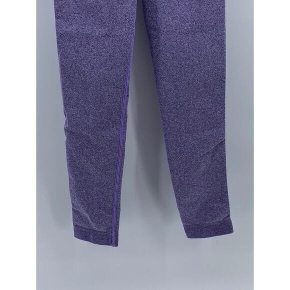 FASHION NOVA SPORT Women's Heathered Purple Scrunched High-Waist Leggings SZ XS - Picture 6 of 9